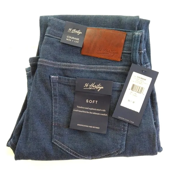 34 Heritage Straight Jeans
          
      NWT