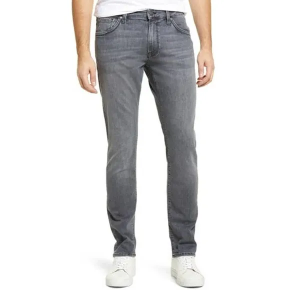 34 Heritage Cool 30X32 Mid-Rise Tapered leg grey 5 pocket jeans