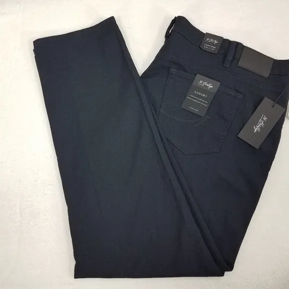 NEW 34 Heritage Men's 50x34 Luxury Charisma Relaxed Straight Jean Pants in Navy
          
      NWT