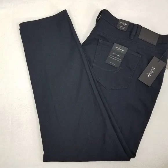 NEW 34 Heritage Men's 50x34 Luxury Charisma Relaxed Straight Jean Pants in Navy
          
      NWT