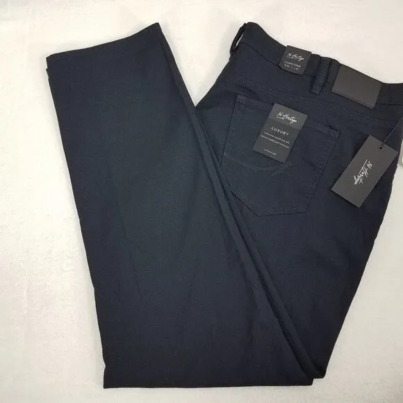 NEW 34 Heritage Men's 50x34 Luxury Charisma Relaxed Straight Jean Pants in Navy
          
      NWT