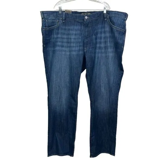 34 Heritage Men Jeans Charisma Comfort Rise Classic Stretch Zip Fly Blue Sz W52
          
      NWT