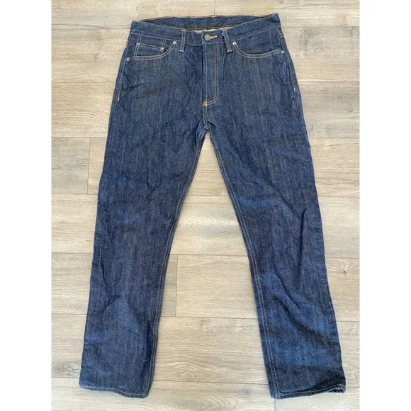 3sixteen Mens 33x30 CT-100x Raw Selvedge Kuroki Mills Japan USA Made Dark Jeans