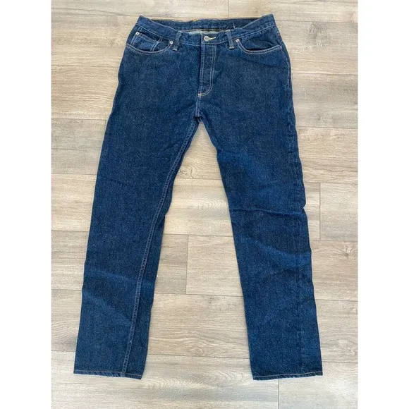 3Sixteen × Blue Owl Gold Rush Mens 32X30 Dark Blue Selvedge Japanese Denim Jeans