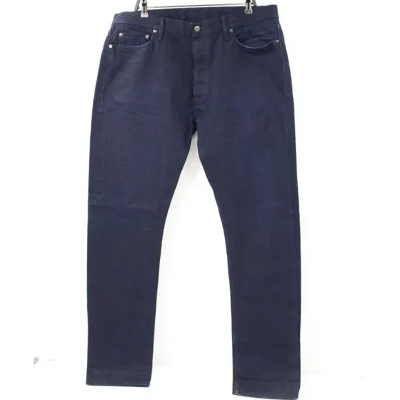 3sixteen Jeans Mens 40 L36 Raw 14.5 Selvedge CT-120x Classic Tapered Button Fly