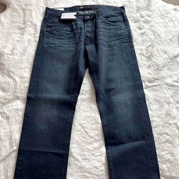 3x1 NYC Men's M4 Selvedge Size 34 Blue Jeans Denim Made In USA.
          
      NWT