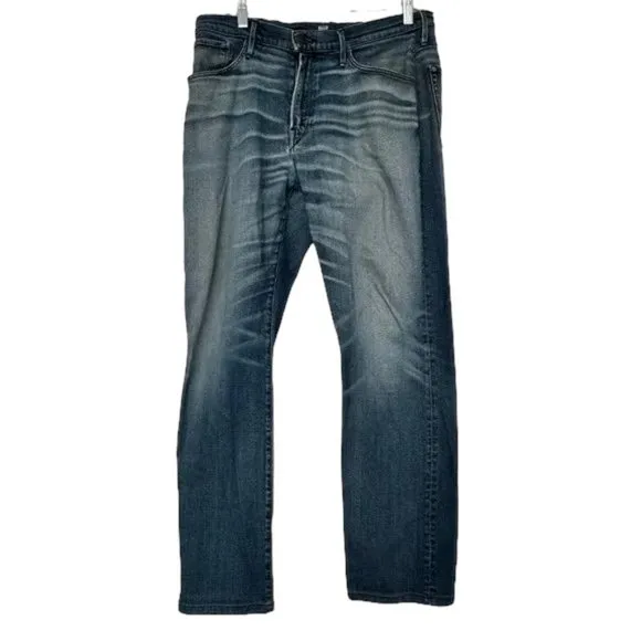 3X1 Denim Jeans Size 38 Straight Leg Medium Wash Button Fly GUC