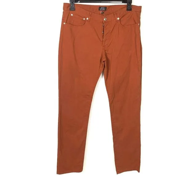 APC Petit Standard Droit Etroit Pants Buttonfly 33
          
      NWT
