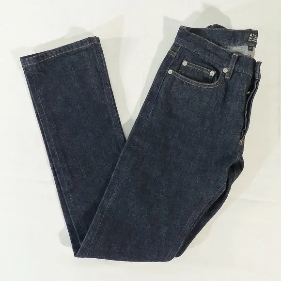 NWOT A.P.C. New Cure H Jean Tres Etroit Mens 27 (Actual 27.5x32) Raw Denim Jeans