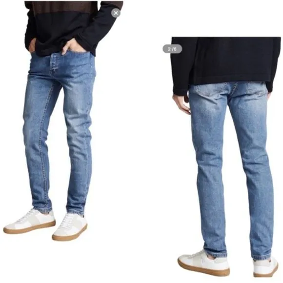 A.P.C. Petit Standard Droit Etroit Washed Indigo Jeans Unisex 29 x 32 NWT
          
      NWT