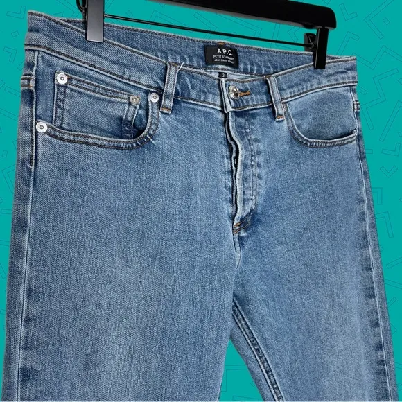 APC standard jean droit etroit denim jeans