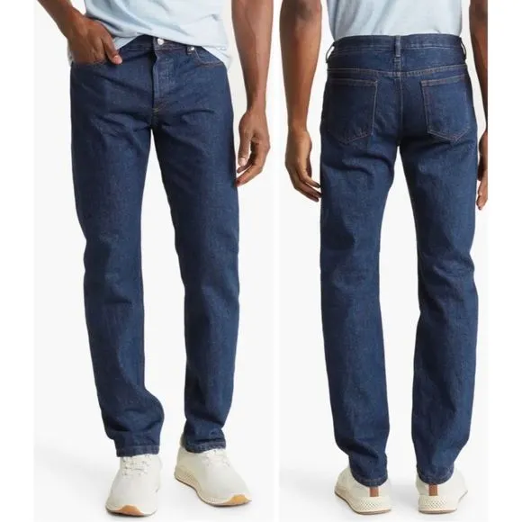 A.P.C. Petit Standard Jean Droit Etroit Button Fly Slim Straight Jeans Men’s 30