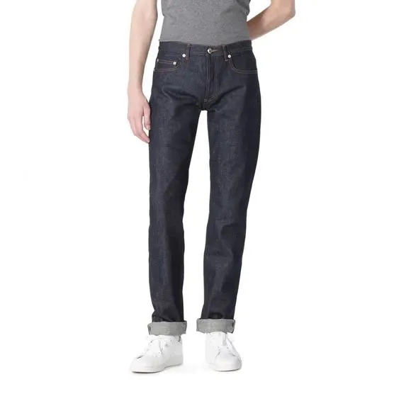 A.P.C. New Standard Japanese Raw Denim Indigo Blue Size 25