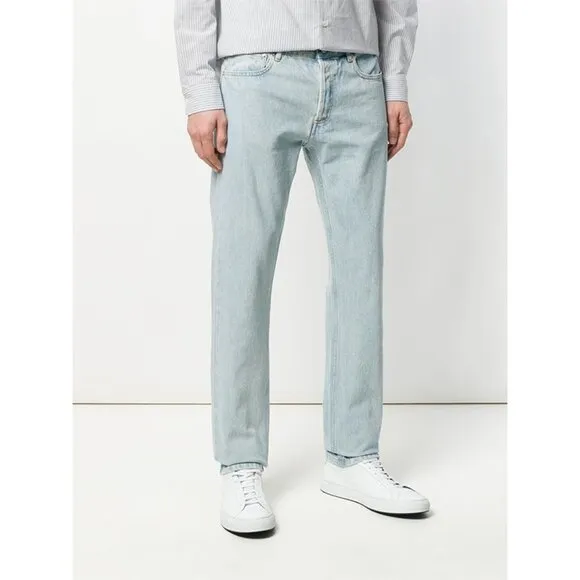 NWT A.P.C. Petit Standard Jeans Rigid Denim IAL Indigo Light Wash Straight Leg
          
      NWT