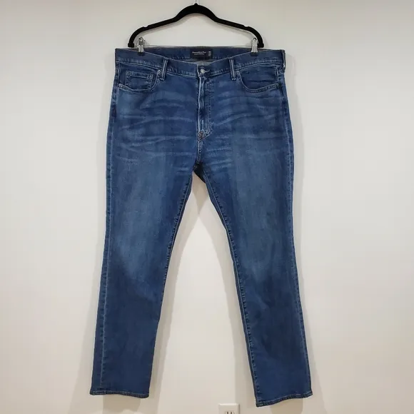 Abercrombie & Fitch Straight Stretch Jeans Men's Size 40x34