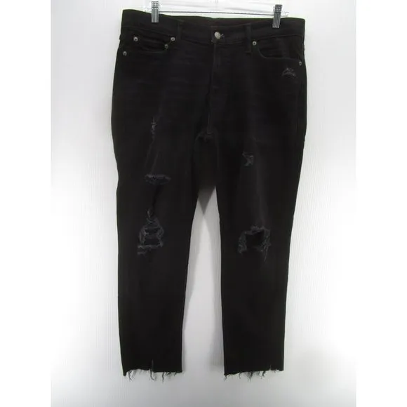 Abercrombie & Fitch Jeans 34X32 Skinny Stretch Ripped Raw Hem 34X27