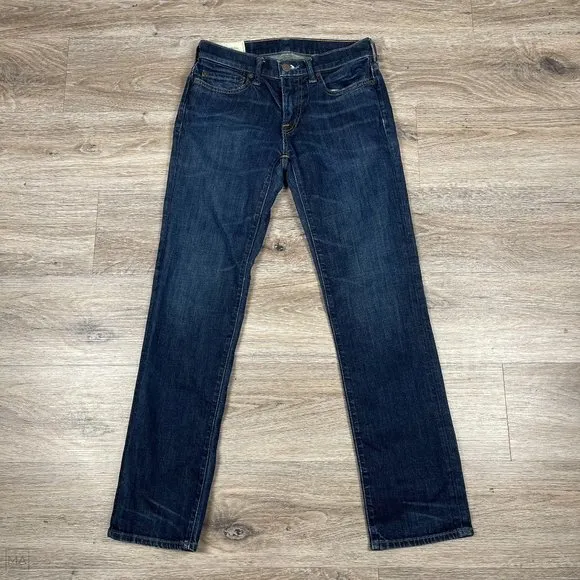 Abercrombie & Fitch Men's Slim Straight Jeans Size 28x30 Blue