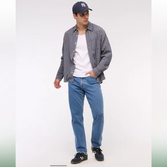 Abercrombie& fitch Men's vintage stretch 90’s straight