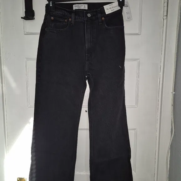 Abercrombie & Fitch Black Straight Jeans