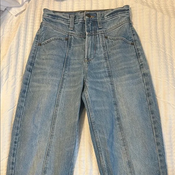 Abercrombie & Fitch Blue Jeans with Vintage Distressing