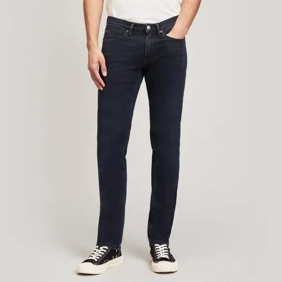 Acne Studio Max Groza Skinny Jean Black Blue 28 32