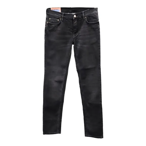 Acne Studios North Slim Fit Jeans in Black Cotton