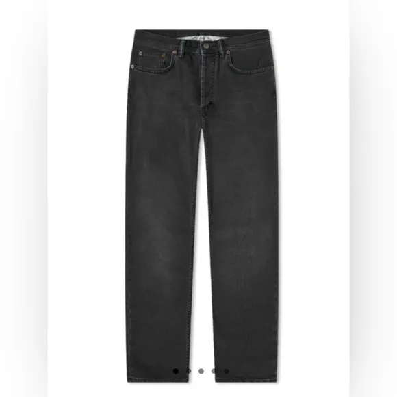 Acne Studios NWT River Used Black Wash Slim Tapered Jeans Button Fly Men’s 37x34
          
      NWT