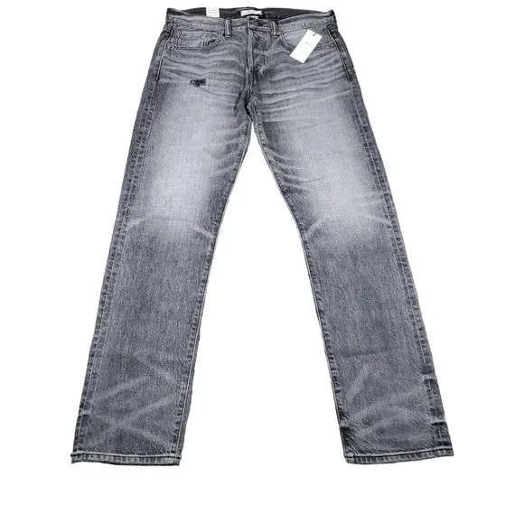AE77 The Slim Japanese Selvedge Jeans Gray Button Fly Denim Men's Size 31 x 32
          
      NWT