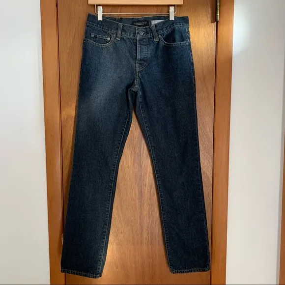 Men’s 30/32 AEROPOSTALE SKINNY Dark Denim Button Fly Jeans W30 x L32 Excellent