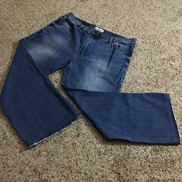 Aeropostale Men's Jeans 40x32 Driggs Slim Bootcut Medium Wash