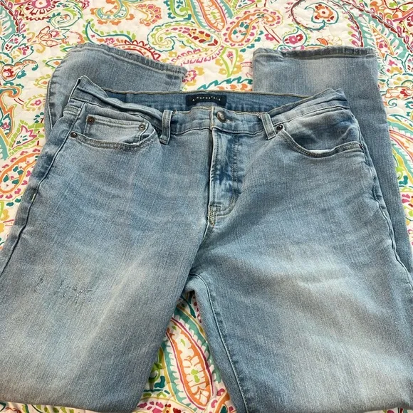 Aeropostale Blue Straight Leg Jeans Vintage Wash