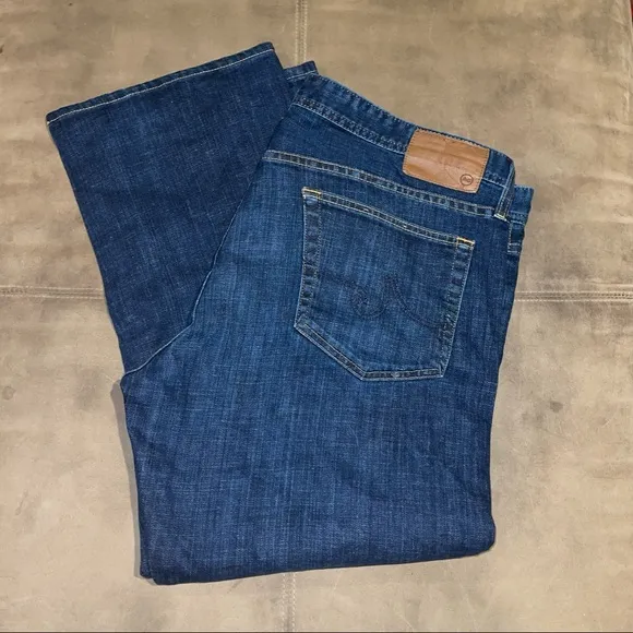 Men’s Ag Adriano Goldschmied Protege Straight Jeans 38x32 38x27short
