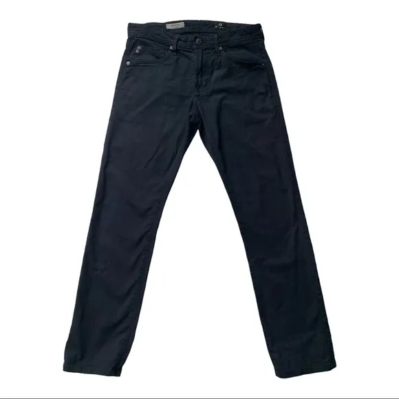 AG The Matchbox Slim Straight Mens Black Jeans Size 29