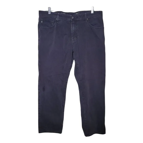 Adriano Goldschmied The Graduate tailored leg Black Soft Cotton mens 38X34