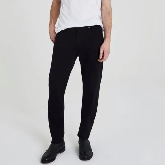 AG protégé straight leg black jeans