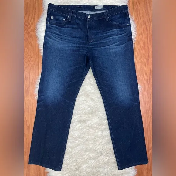 AG Adriano Goldschmied The Graduate Tailored Leg Denim Jeans Blue Size 40x29