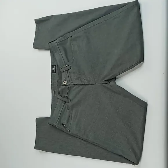 Adriano Goldschmied AG The Tellis Modern Slim Men's 30x34 Grey Plaid 5 Pocket