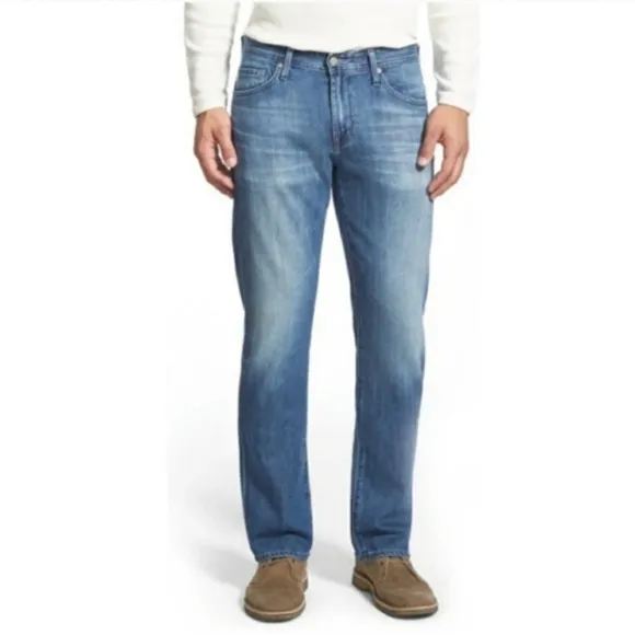 Adriano Goldshmeid Men's The Protege Medium Wash Jeans Size 40 W x 28 L