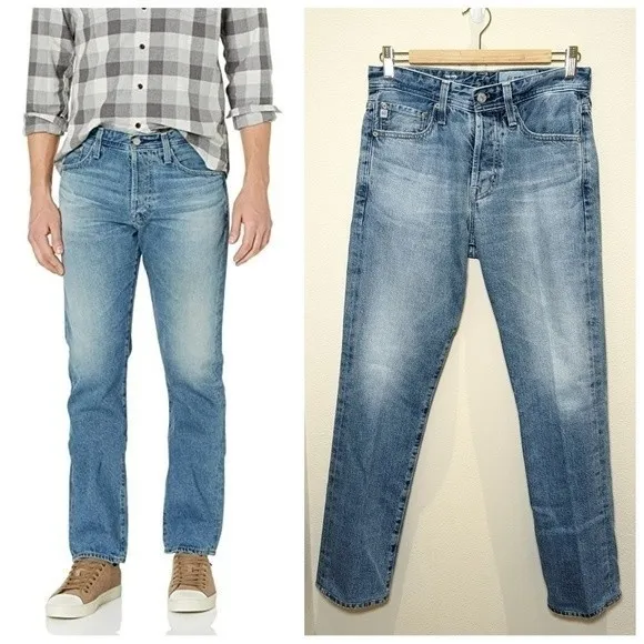 AG The Pipe Vintage Tailored Straight Denim