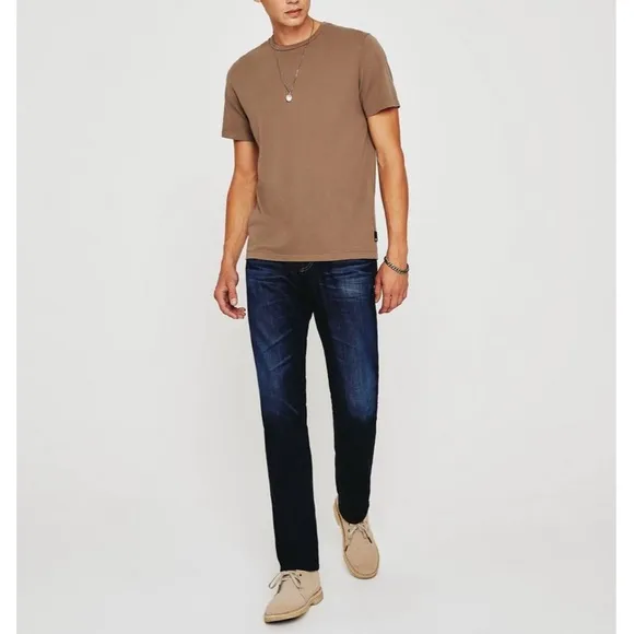 Adriano Goldschmied Jeans Men's The Graduate Tailored Leg 40x32 Blue Denim.