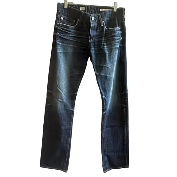 Adriano Goldschmied AG Tomboy Boyfriend Straight Dark Wash Jeans Womens 28R