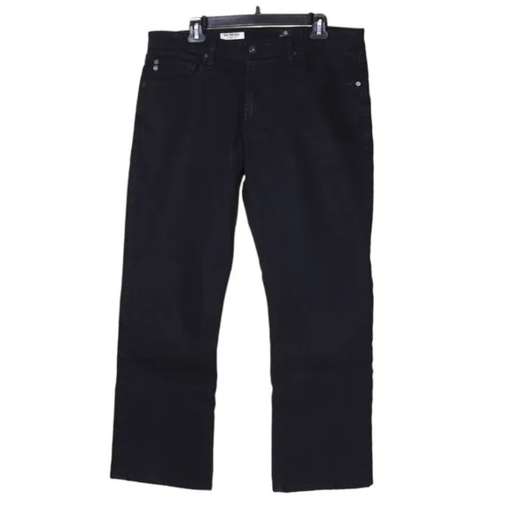 AG Adriano Goldschmied Men's Black Jeans The Protege Straight Leg Size 36 EUC