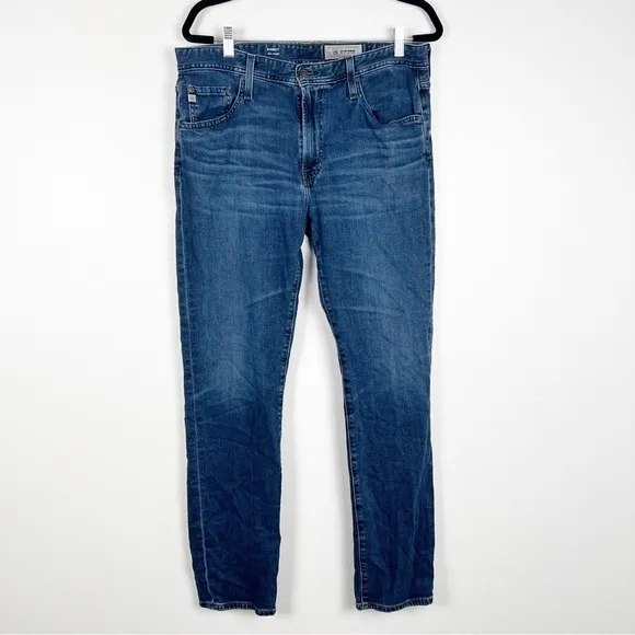 AG Adriano Goldschmied Everett Slim Straight Jeans Sz 35X33