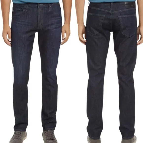AG Everett Slim Straight Leg Dark Wash Denim Jeans