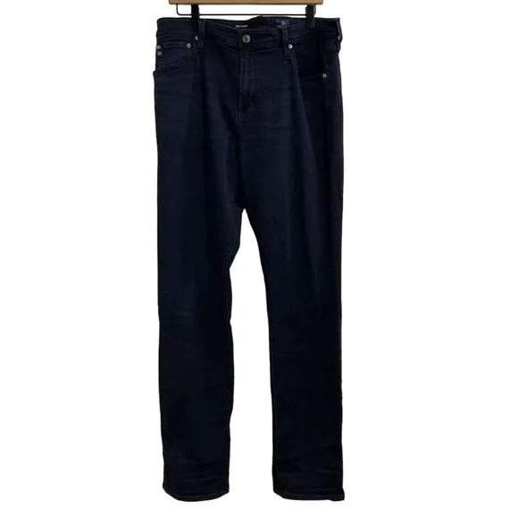 AG Adriano Goldschmied Men's The Everett Slim Straight Dark Wash Jeans SZ 36x34