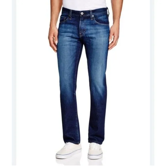 Men's AG Adriano Goldschmied Matchbox Slim Straight Medium Wash Jeans 32x34
