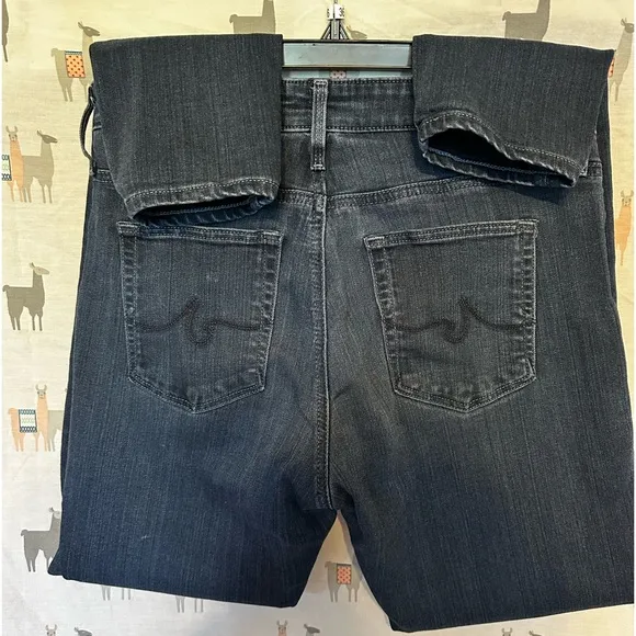 AG Adriano Goldschmied Jeans Farrah High Rise Skinny Dark Blue Denim -29R