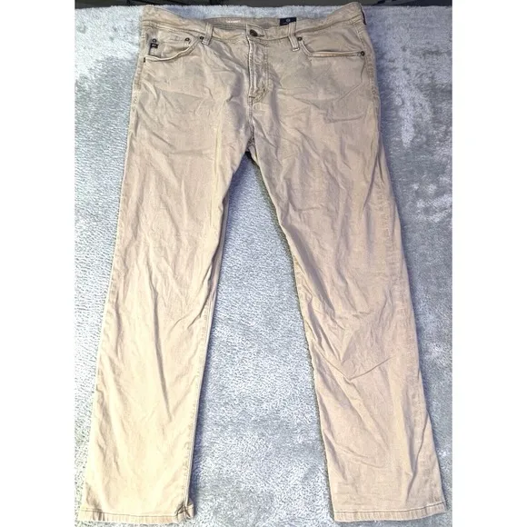 Adriano Goldschmied Jeans Men's 37X28 (Tag 36X32) Brown Everett Slim Straight AG