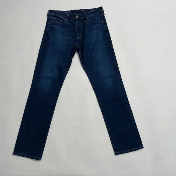 AG “Everett” slim straight dark wash jeans