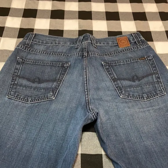 Agave Waterman Jeans Size 31 x 29.5 Dark Soft Denim USA